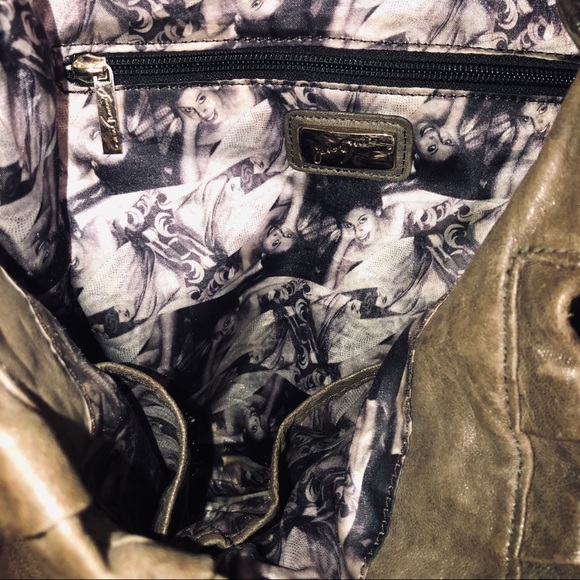 Junior Drake Hobo Bag Supple Italian Leather Large Lambskin Brown Chocolate EUC - Picture 12 of 12